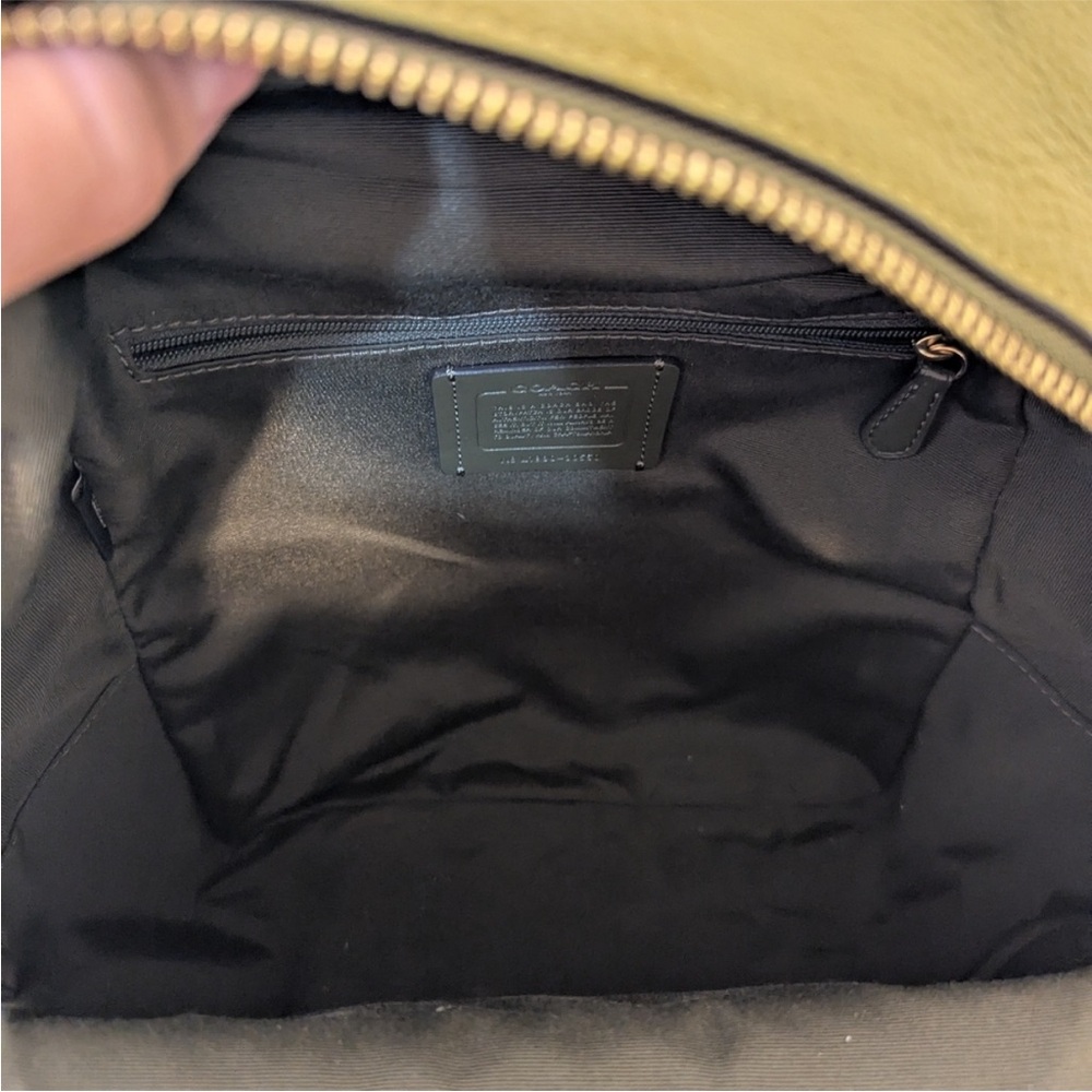 Coach Charlie Olive Green Backpack - Picture 8 of 9